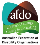 Australian Federation of Disability Organisations. 20 years of change: History in the making.
